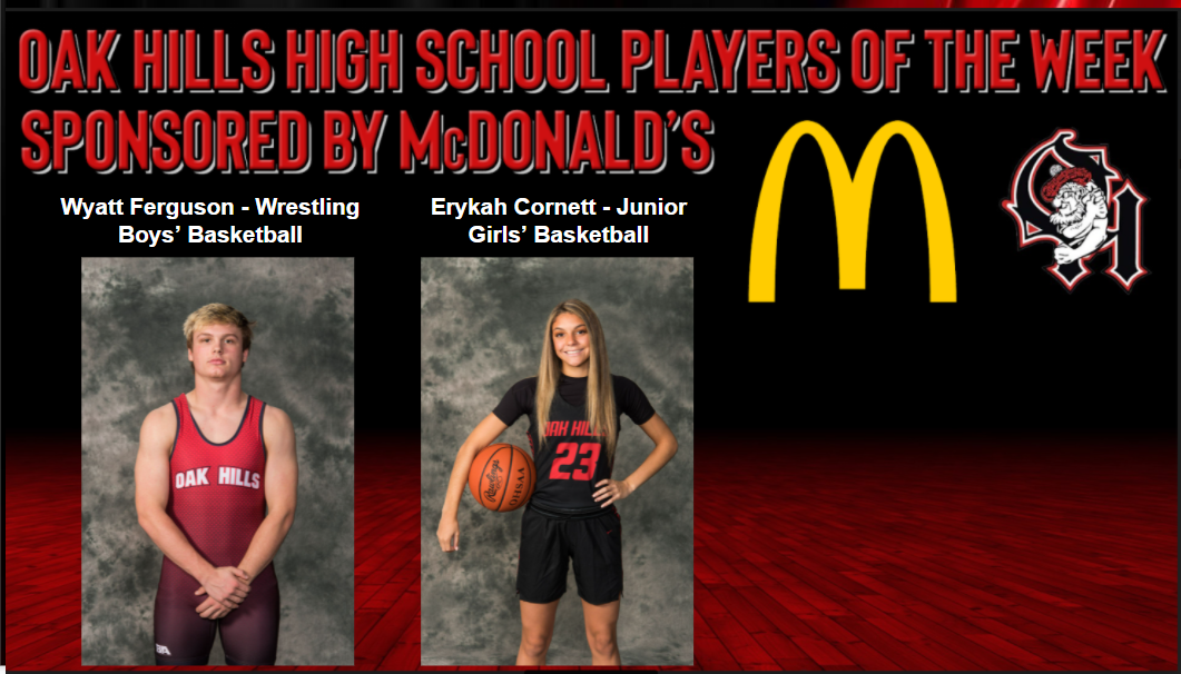 McDonald's OHHS Players of the Week